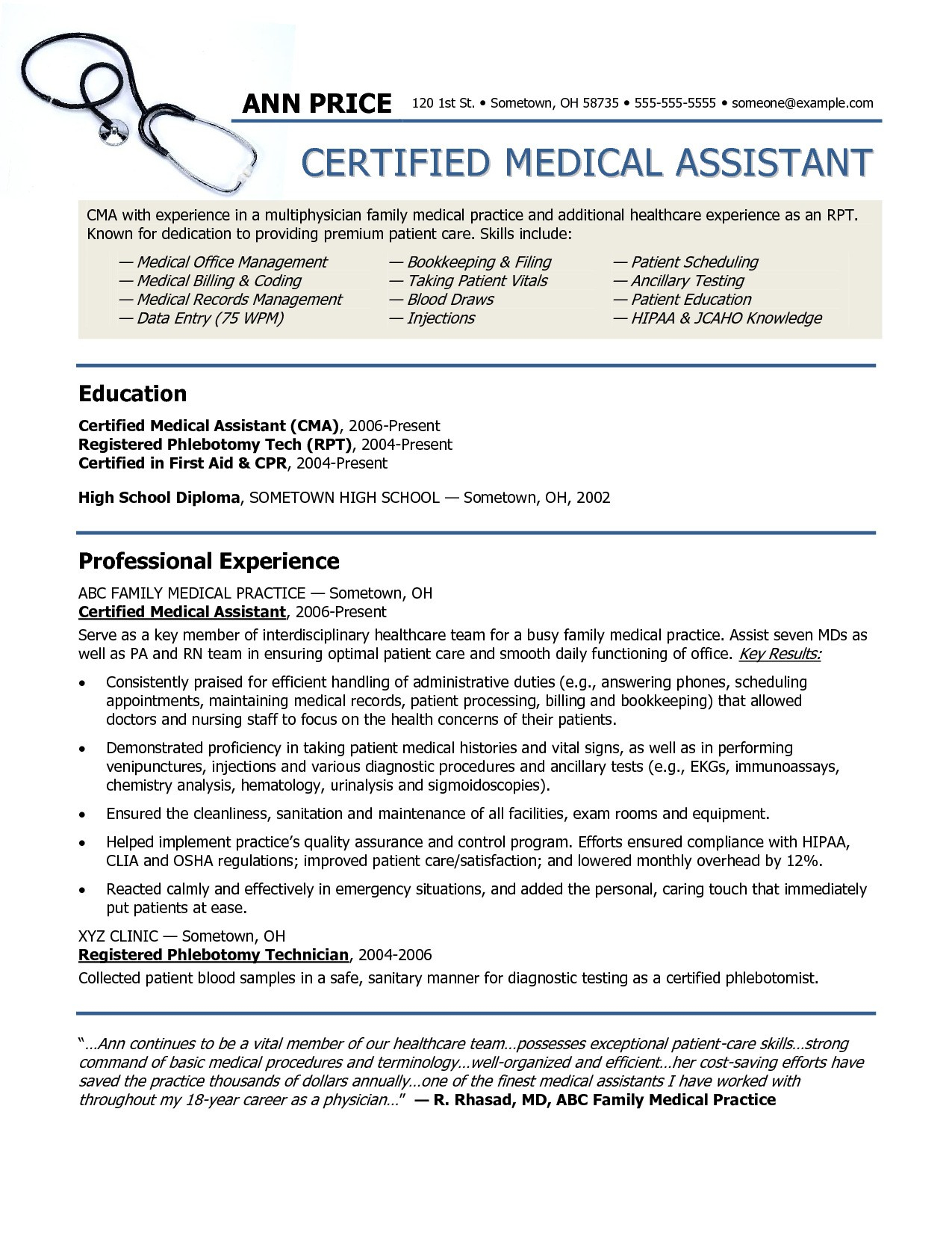 job duties on resumes - Sablon With Regard To Medical Assistant Job Description Template For Medical Assistant Job Description Template