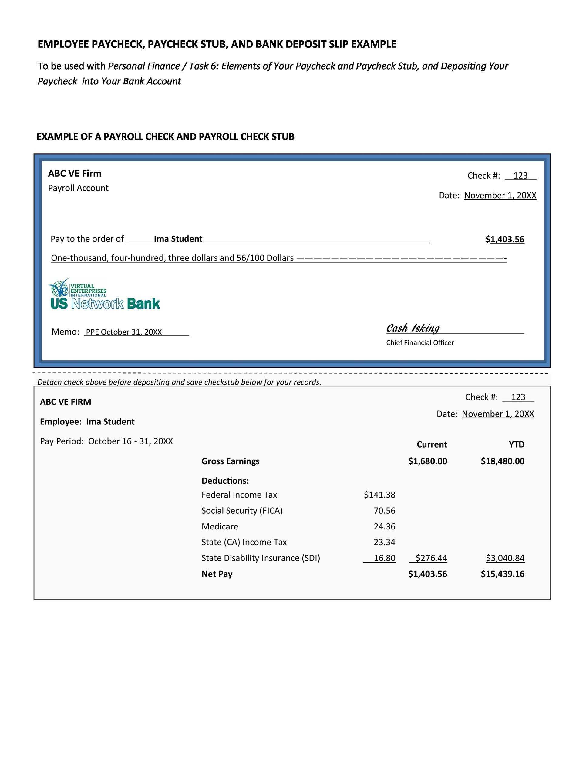 klauuuudia: Payroll Check Stub Template With Regard To Direct Deposit Check Stub Template For Direct Deposit Check Stub Template