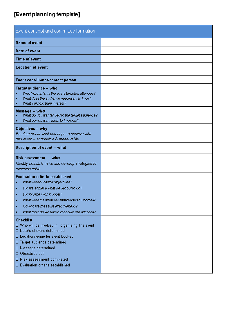 Kostenloses Event Management To Do List Regarding Event Management Checklist Template With Regard To Event Management Checklist Template