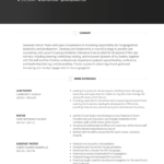 Lead Pastor Resume Samples And Templates  VisualCV With Pastor Job Description Template