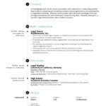 Legal Intern Resume Example  Kickresume For Legal Intern Job Description Template