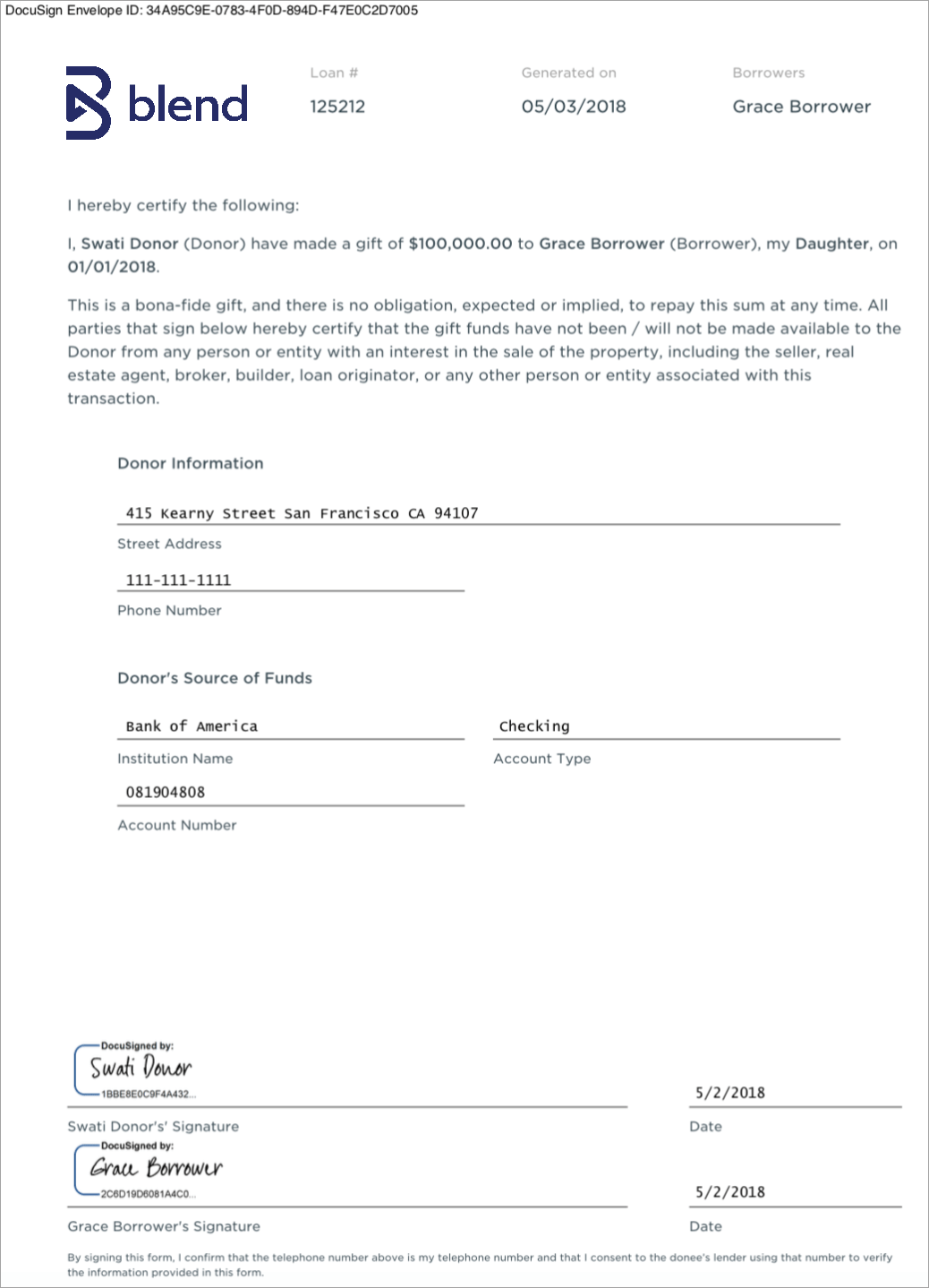 Letter of Explanation (LOE): gift letter – Blend Help Center For Letter Of Explanation For Deposit Template Pertaining To Letter Of Explanation For Deposit Template