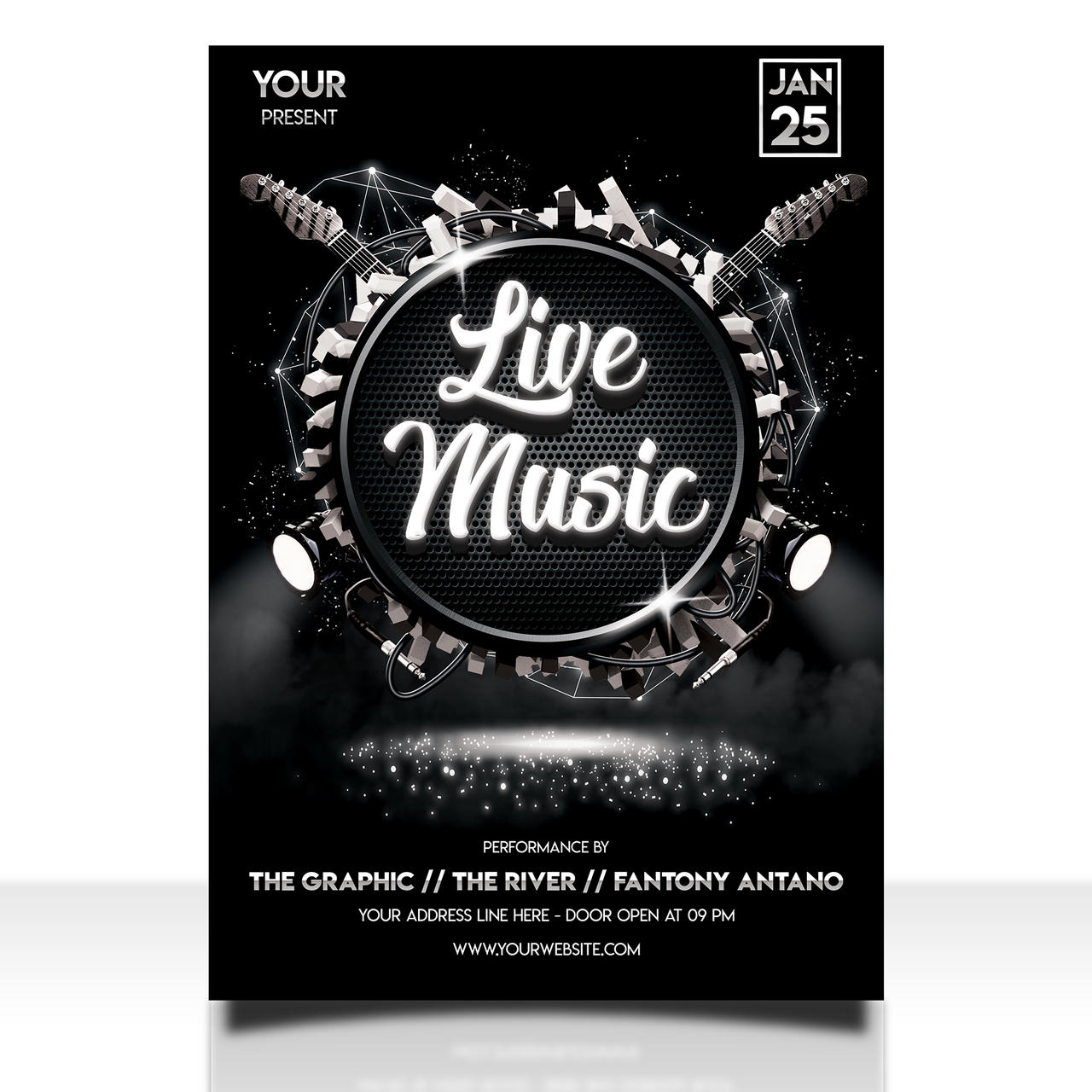Live Music Flyer Template by yudha-sbs on DeviantArt In Live Music Flyer Template With Live Music Flyer Template