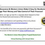 Making Monthly Payments Easier With RENT ASSURANCE™ And – Ppt Download Intended For Western Union Prepaid Direct Deposit Form