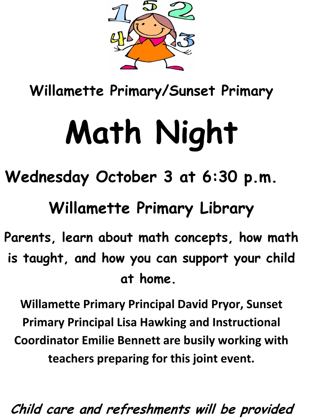 Math Education Night  Within Math Night Flyer Template Within Math Night Flyer Template