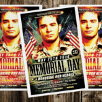 Memorial Day Party Flyer Throughout Memorial Day Party Flyer Template