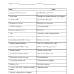 New Employee Checklist Orientation Template – Premium Schablone Throughout Hr Onboarding Checklist Template