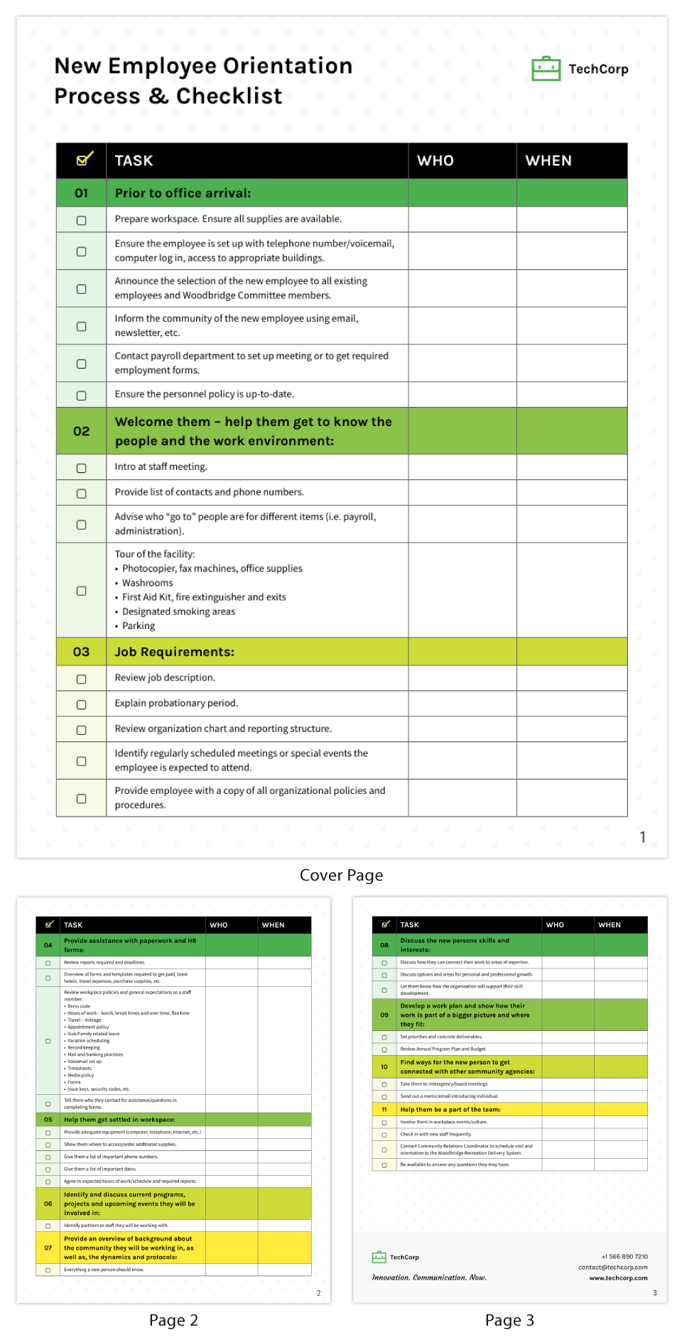 New Employee Orientation Process and Checklist Template Intended For Orientation Checklist Template For New Employee Intended For Orientation Checklist Template For New Employee