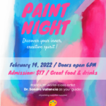 Paint Night Valentine’s Day Event Flyer Template Within Paint Night Flyer Template