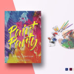 Paint Party Flyer Template With Regard To Paint Night Flyer Template