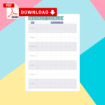 Personal Goal Setting Templates – Download PDF Pertaining To Goal Setting Checklist Template