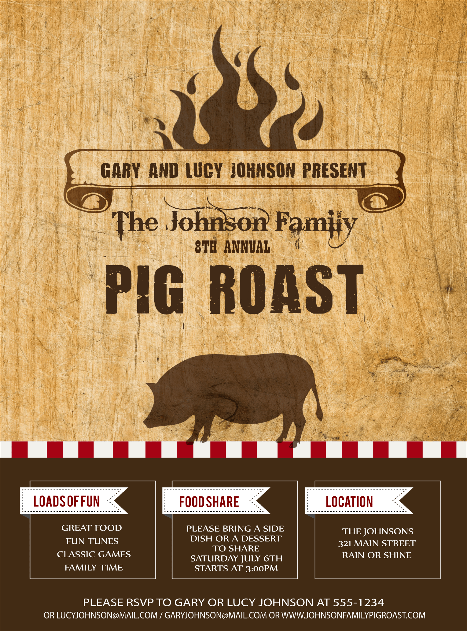 Pig Roast Flyer Pertaining To Pig Roast Flyer Template Throughout Pig Roast Flyer Template