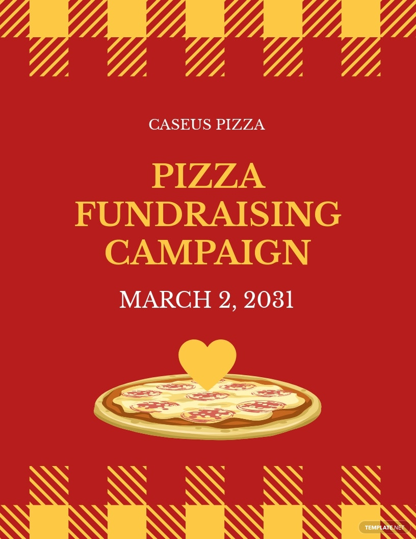 Pizza Fundraiser Flyer Template [Free JPG] - Illustrator, InDesign  Within Pizza Fundraiser Flyer Template Throughout Pizza Fundraiser Flyer Template