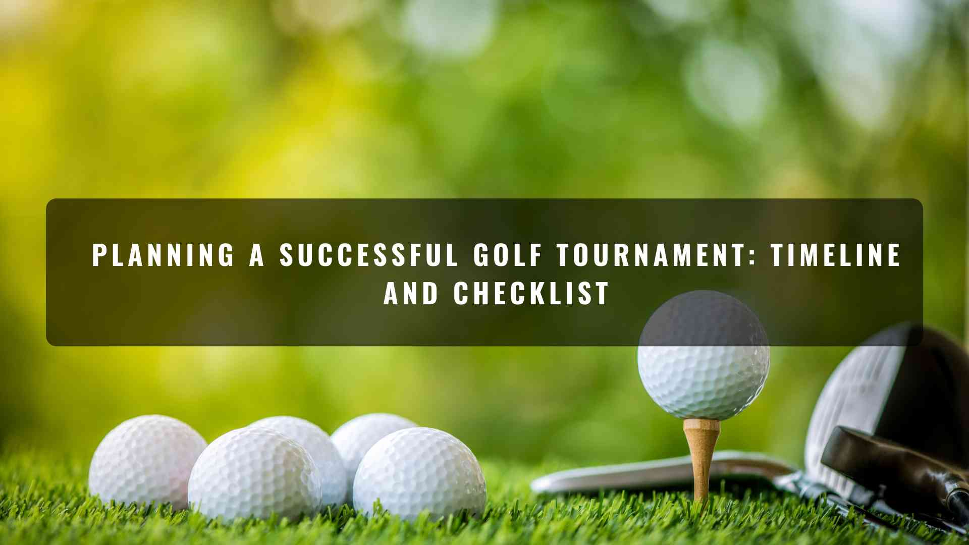 Planning A Successful Golf Tournament: Timeline And Checklist  Intended For Golf Tournament Checklist Template