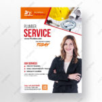 Plumber Service Flyers Template Download on Pngtree Within Plumbing Flyer Template