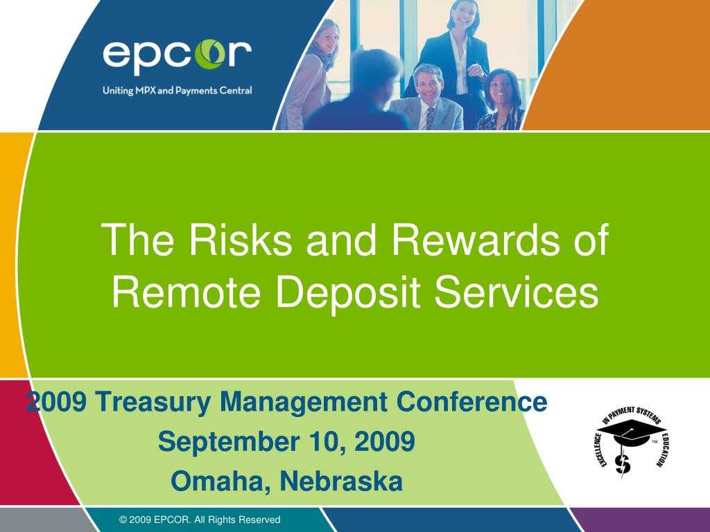 PPT - The Risks and Rewards of Remote Deposit Services PowerPoint  Inside Remote Deposit Capture Policy Template For Remote Deposit Capture Policy Template