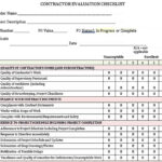 Project Evaluation Checklist Template  In It Project Checklist Template