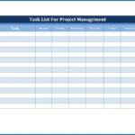 Project Management To Do List Template For Employee Daily Task Checklist Template