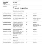 Property Inspection Checklist Template (Better Than PDF Or Excel) Intended For Home Inspection Checklist Template