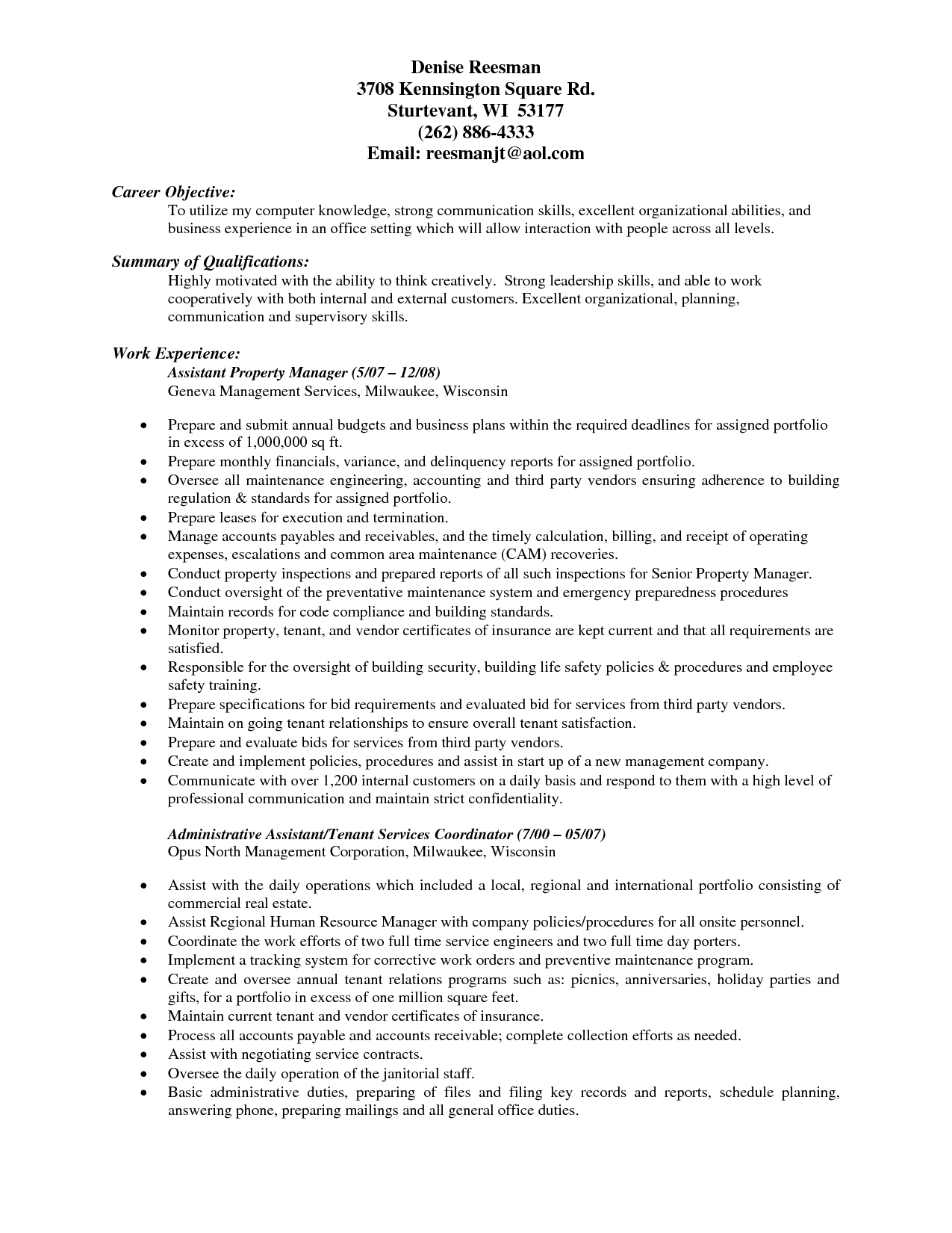 property management resume examples - Sablon Within Property Manager Job Description Template Regarding Property Manager Job Description Template