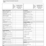 Public Services Health And Safety Association  Sample Workplace  Inside Office Safety Checklist Template
