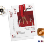 Red Carpet Celebration Flyer Template Throughout Red Carpet Event Flyer Template