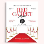 Red Carpet Event Flyer Template [Free PDF] – Word (DOC)  PSD  Within Red Carpet Event Flyer Template