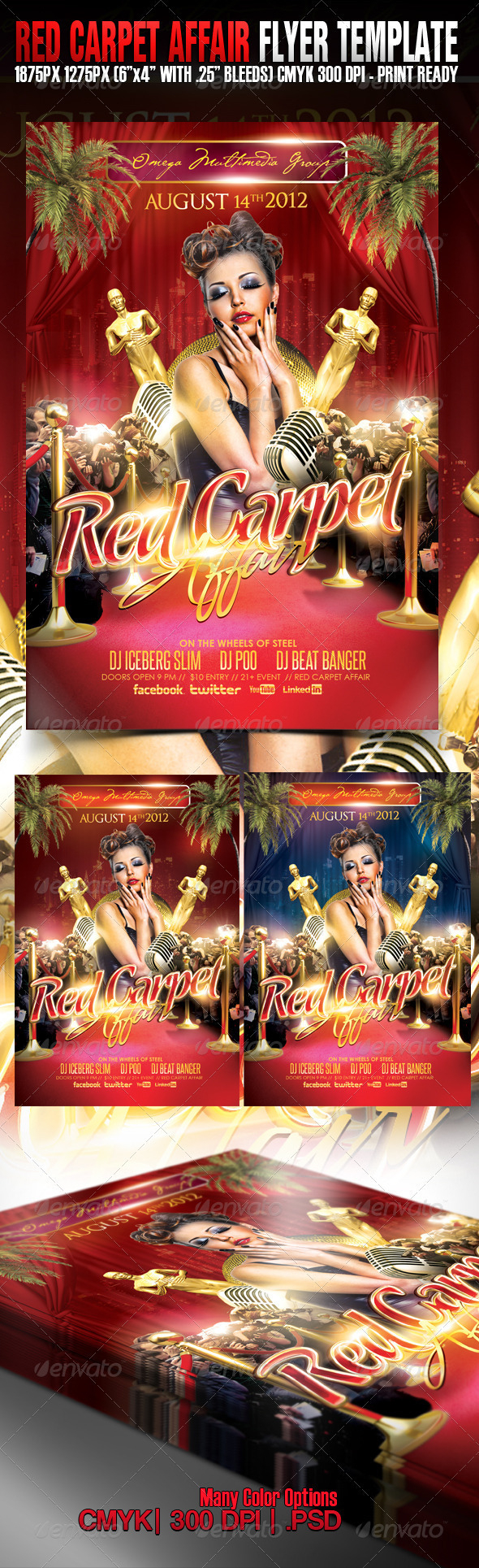 Red Carpet Flyer Collection #10  Louis Twelve In Red Carpet Event Flyer Template Regarding Red Carpet Event Flyer Template