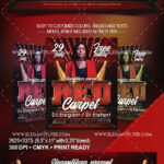 Red Carpet Party – Flyer PSD Template  By ElegantFlyer In Red Carpet Event Flyer Template