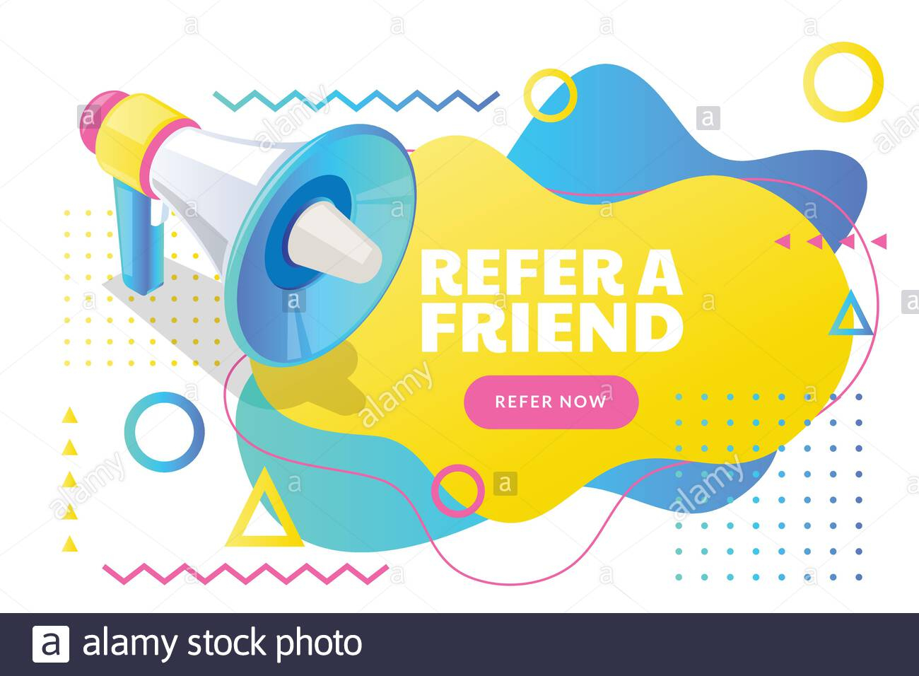 Referral Vector Vectors High Resolution Stock Photography and  Within Referral Bonus Flyer Template With Referral Bonus Flyer Template