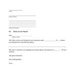 Request Letter For Refund Of Security Deposit From Government Tender – Fill  Online, Printable, Fillable, Blank  PdfFiller Intended For Refund Security Deposit Form