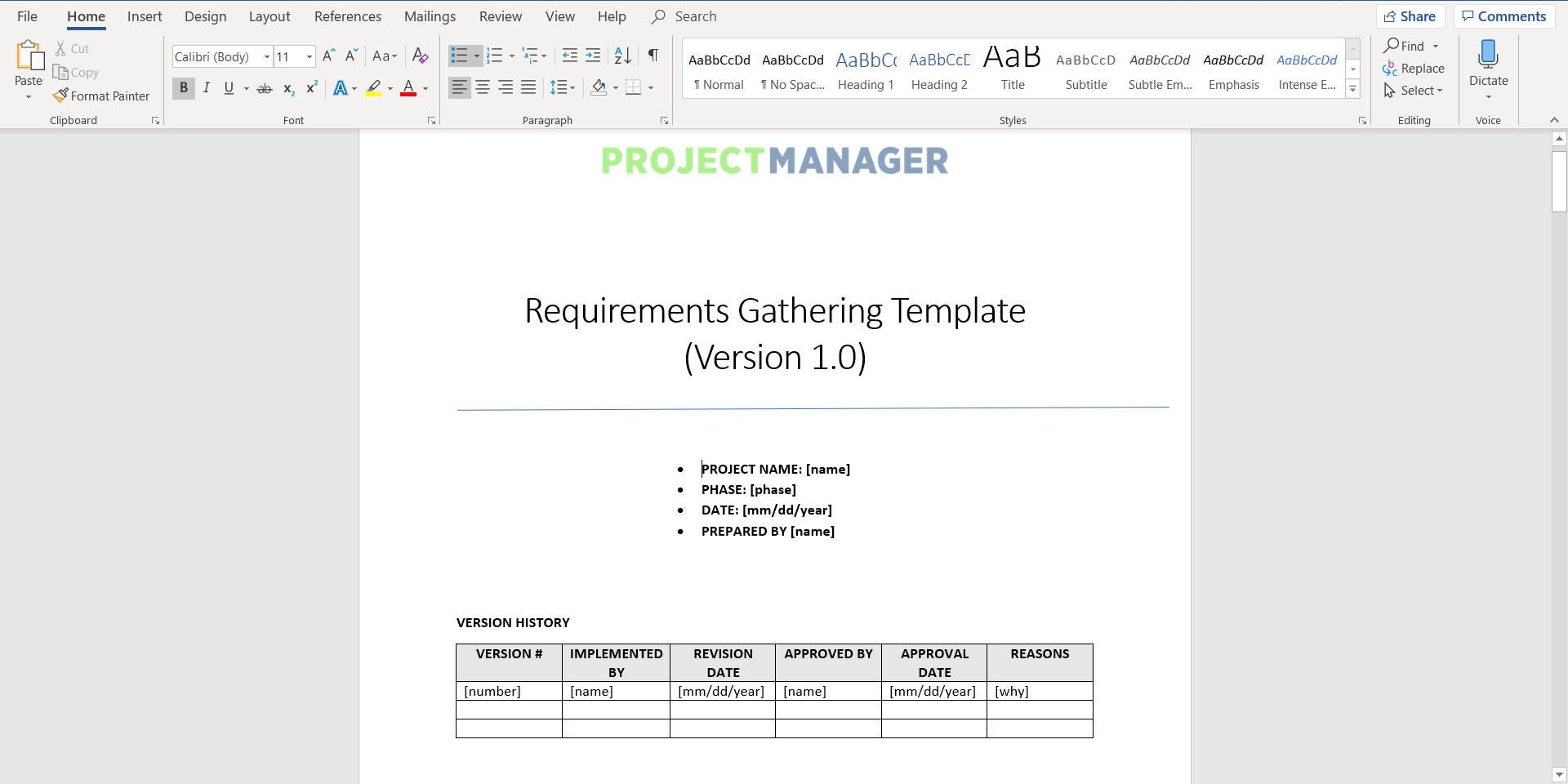 Requirements Gathering Template - ProjectManager Intended For Requirements Gathering Template Checklist