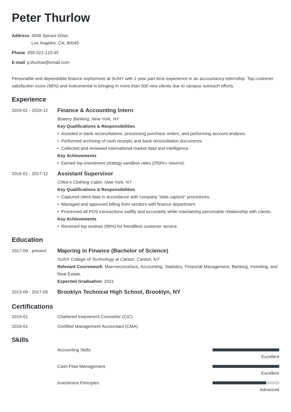 Resume for Internship: Template & Guide (10+ Examples) Inside Legal Intern Job Description Template Pertaining To Legal Intern Job Description Template