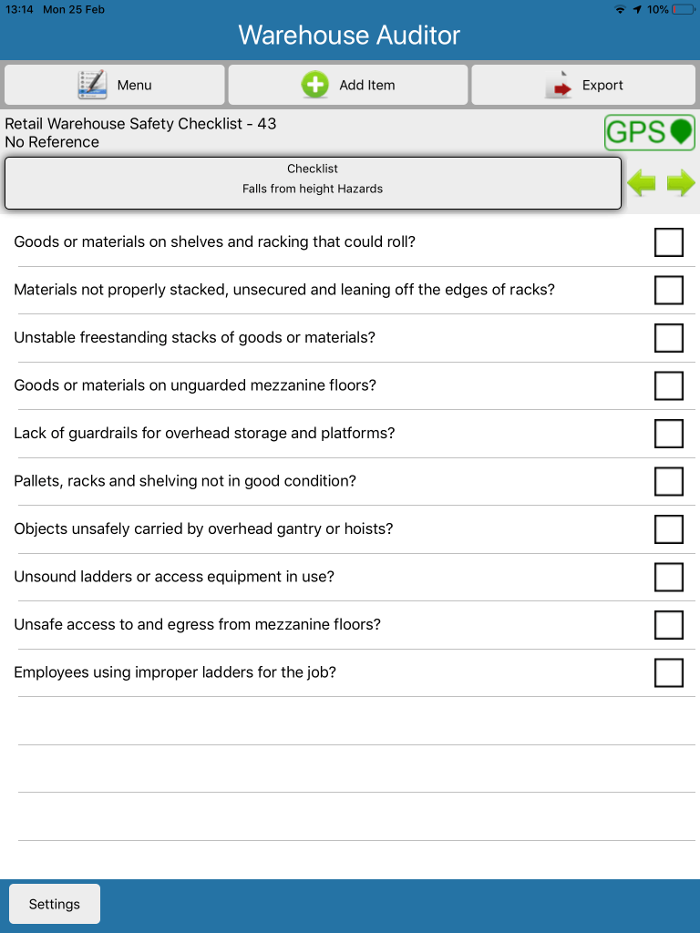 Retail Warehouse Safety Checklist – Warehouse Auditor With Warehouse Safety Checklist Template