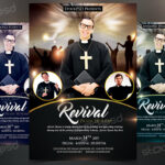 Revival – Free Church & Pastor PSD Flyer Template On Behance With Church Revival Flyer Template
