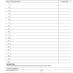 Safe Deposit Box Inventory Form 10 10 – Fill And Sign  Intended For Safe Deposit Box Inventory Template