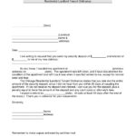 Sample security deposit demand letter With Letter To Landlord For Security Deposit Return