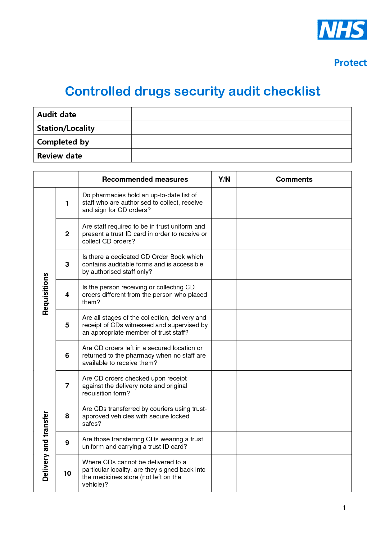 Security audit report example With Security Audit Checklist Template With Security Audit Checklist Template