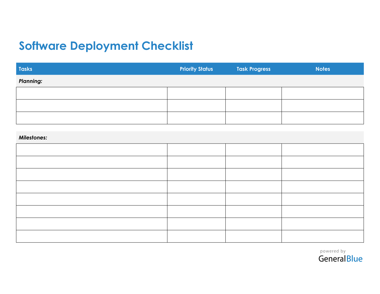 Software and System Deployment Checklist in PDF Inside Software Installation Checklist Template For Software Installation Checklist Template