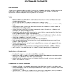 Software Engineer Job Description Template  By Business In A Box™ With It Job Description Template