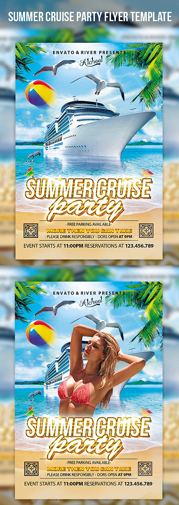 Summer Cruise Party Flyer Template Intended For Boat Cruise Flyer Template Within Boat Cruise Flyer Template