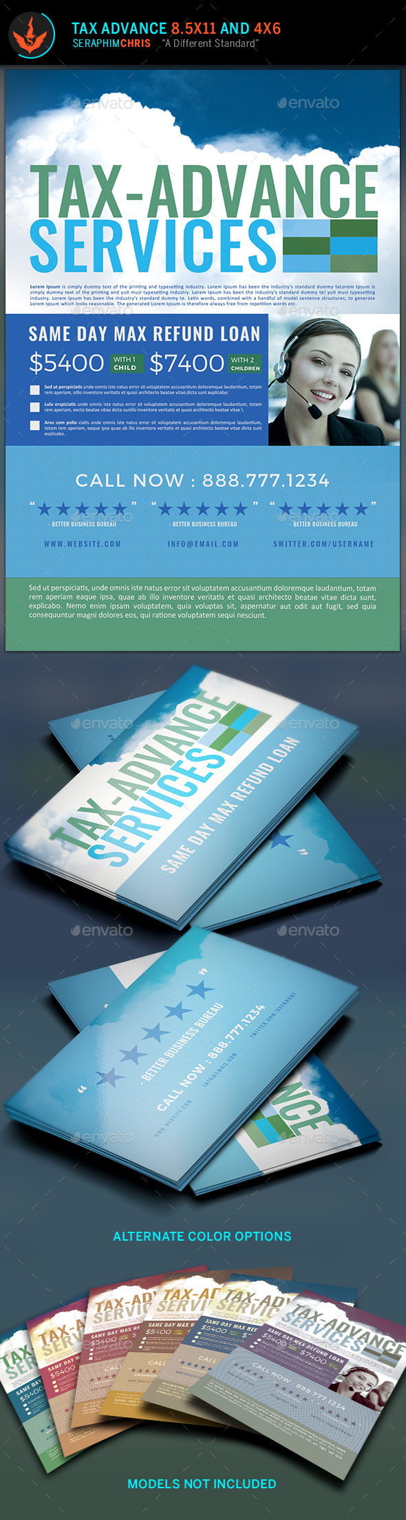 Tax Advance Flyer and Business Card Template Intended For Tax Preparer Flyer Template With Regard To Tax Preparer Flyer Template
