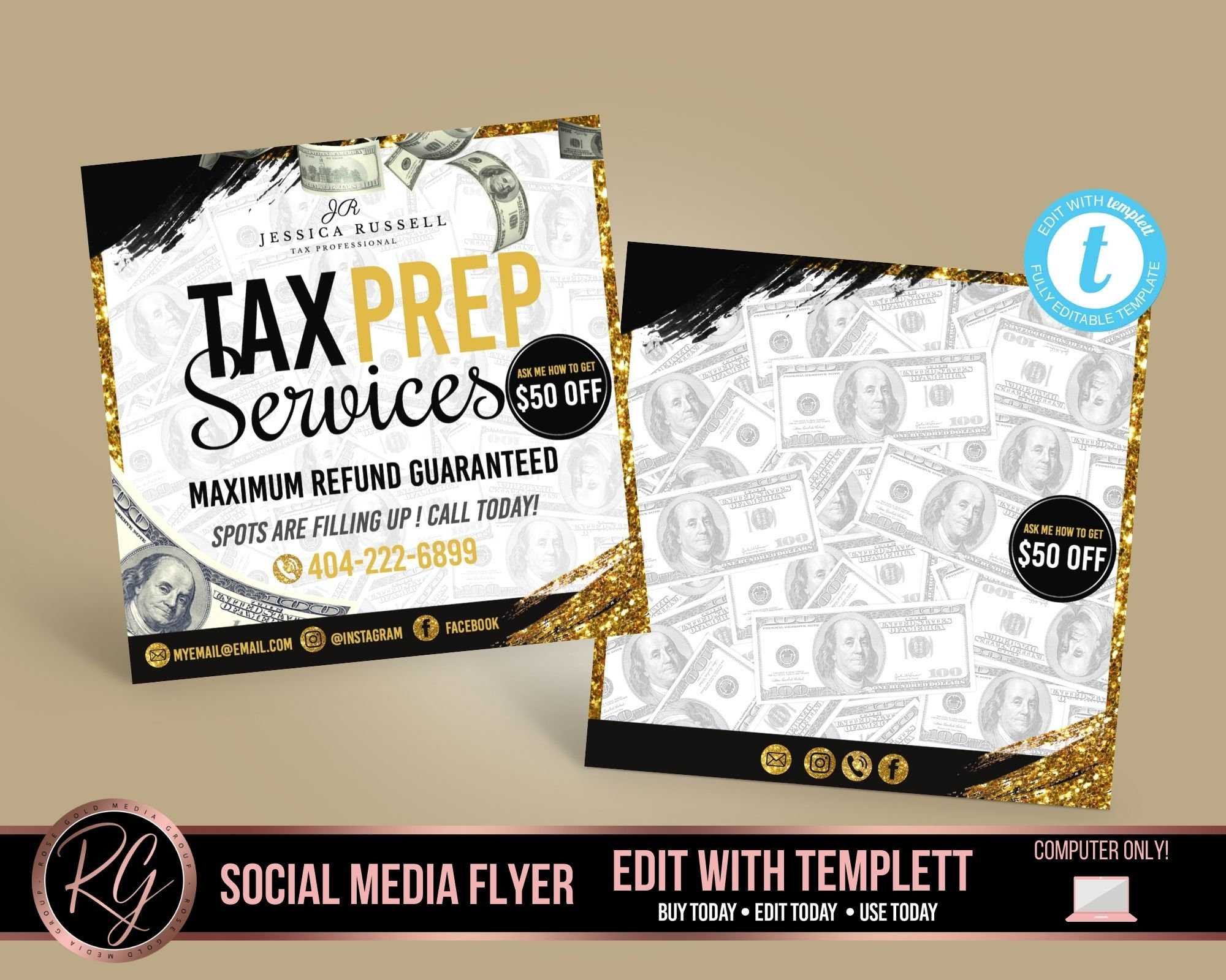 Tax Preparer Flyer - Cap Flyer - Tax Refund Inside Tax Preparer Flyer Template Regarding Tax Preparer Flyer Template