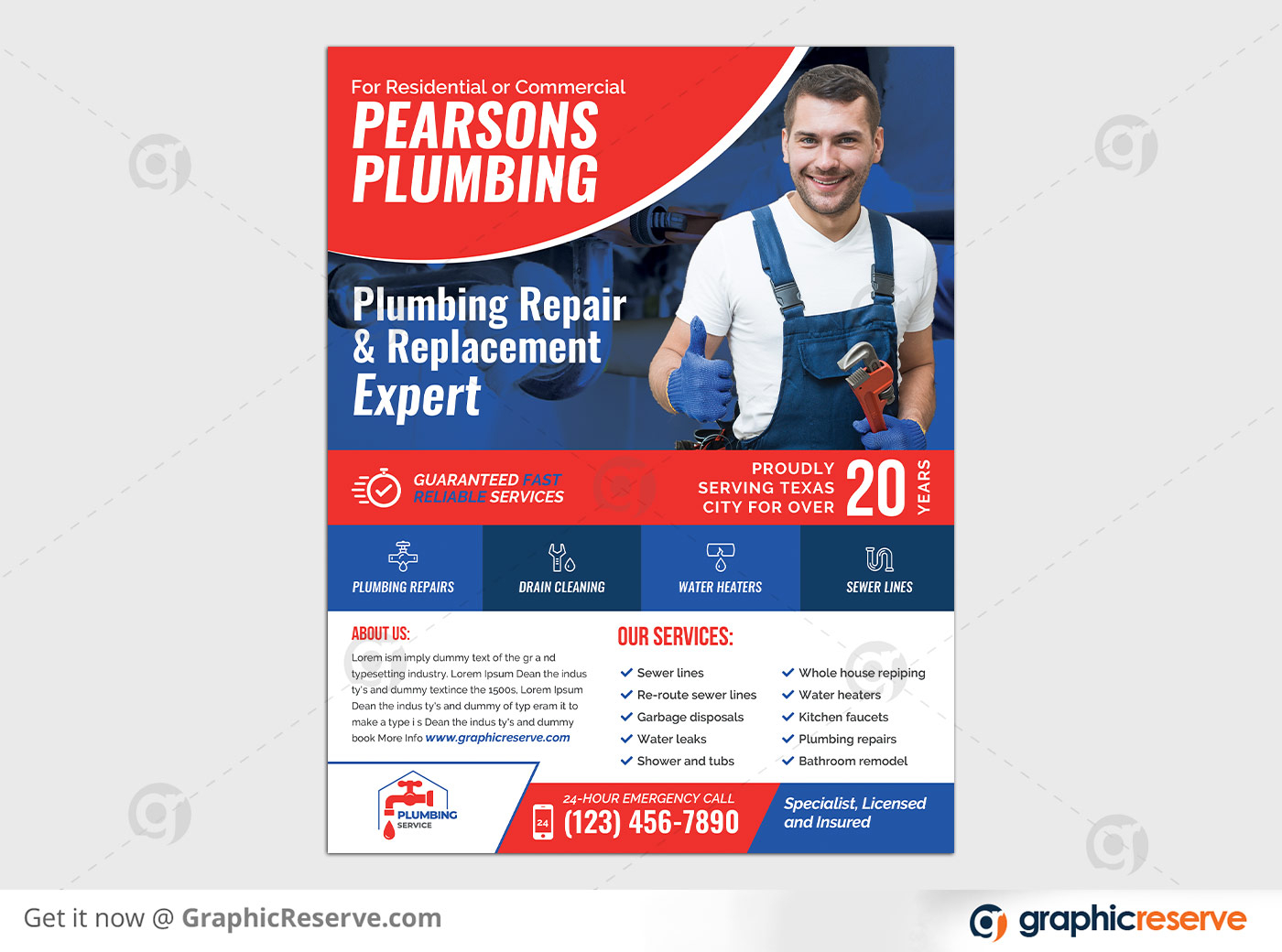 The Plumbing Service Flyer Template Inside Plumbing Flyer Template With Plumbing Flyer Template