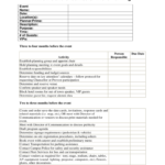 Timeline And Checklist For Event Planning Template Free Download With Meeting Planning Checklist Template
