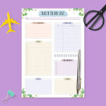 To Do List Templates – Download Printable PDF Pertaining To Priority Checklist Template