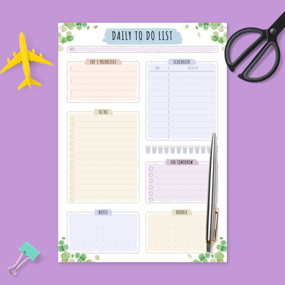 To Do List Templates - Download Printable PDF Pertaining To Priority Checklist Template Regarding Priority Checklist Template