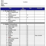 Trade show checklist template sample  welding rodeo Designer Pertaining To Trade Show Checklist Template