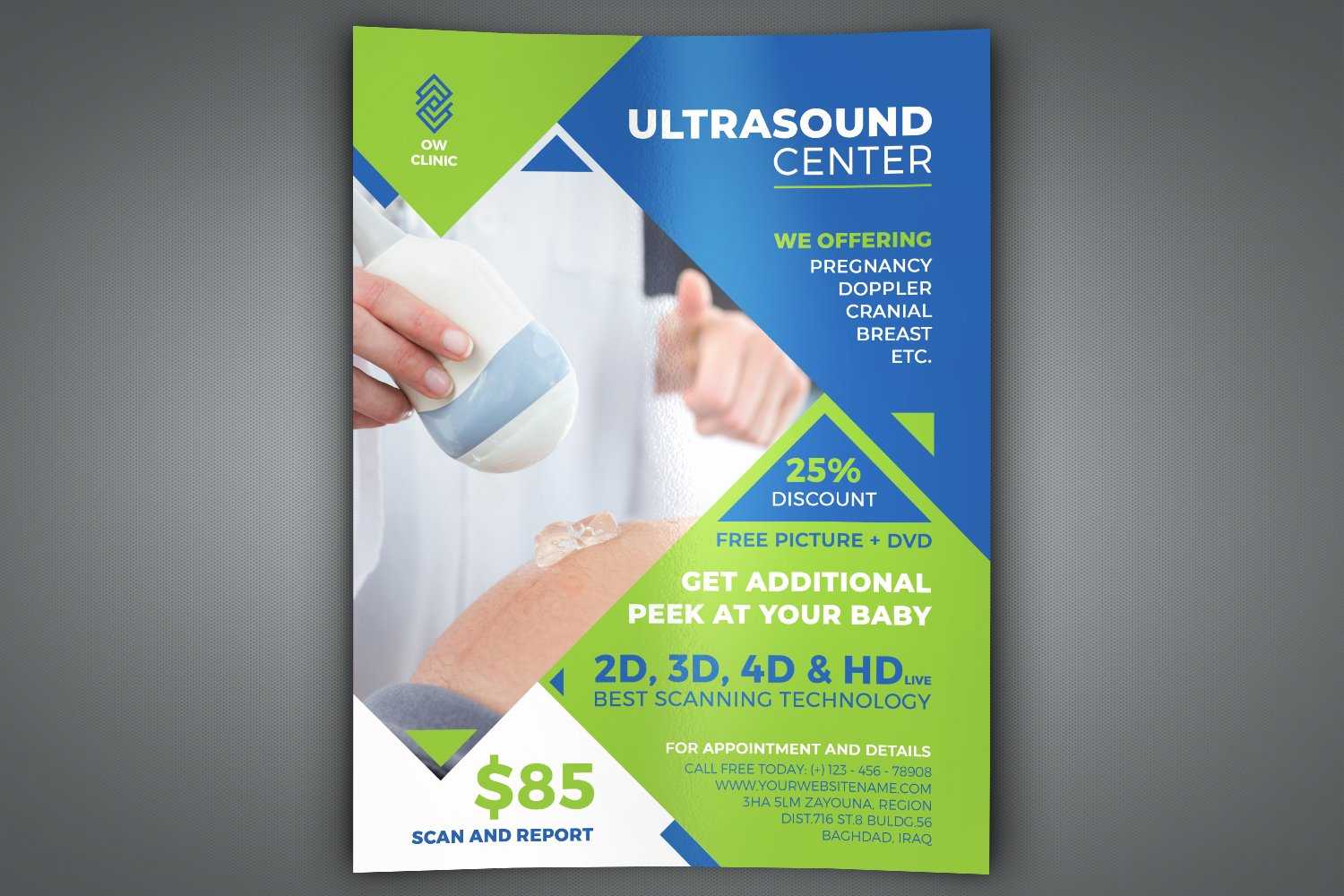 Ultrasound Clinic Flyer Template Throughout Physical Therapy Flyer Template