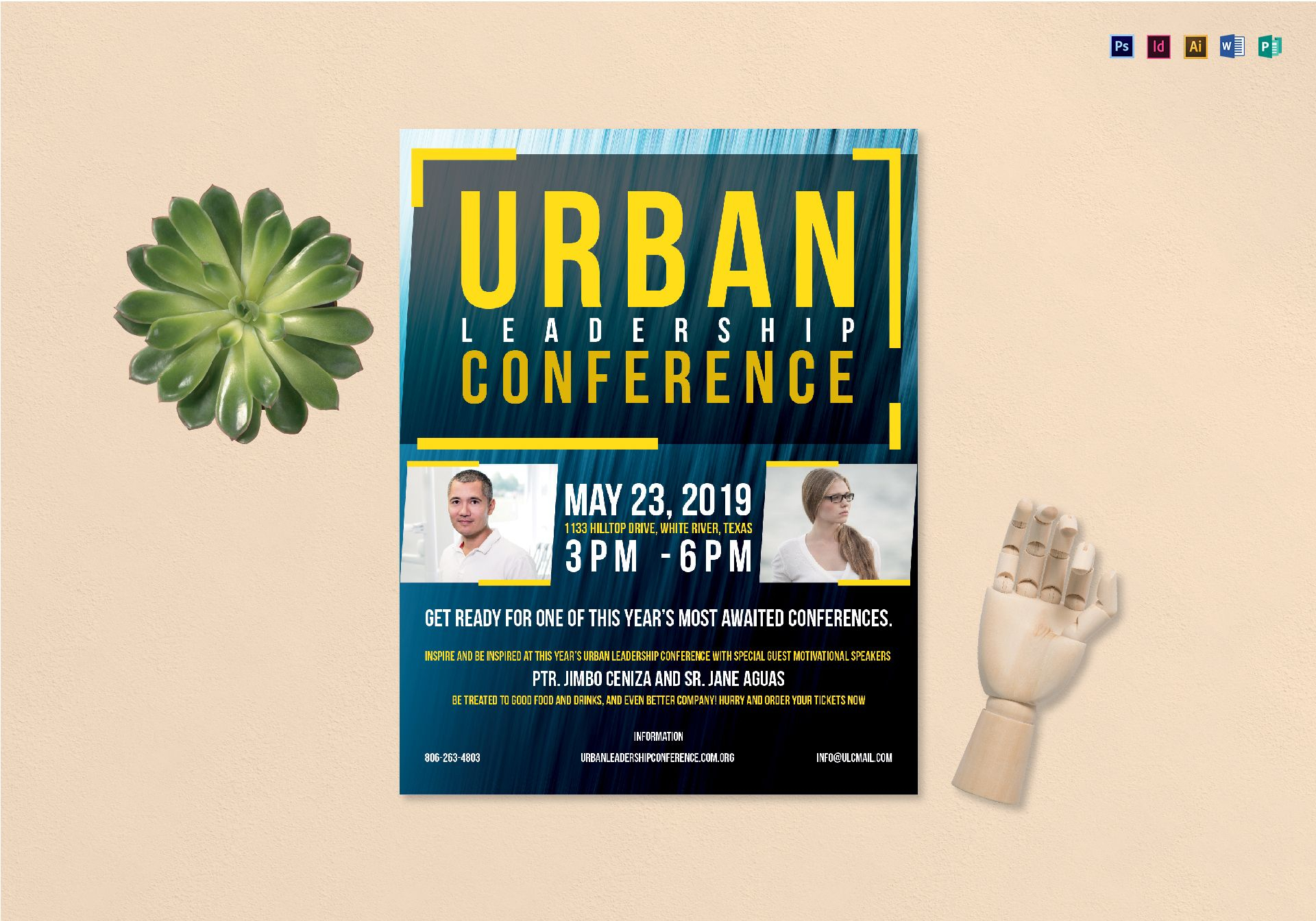 Urban Conference Flyer Template In Motivational Speaker Flyer Template Regarding Motivational Speaker Flyer Template